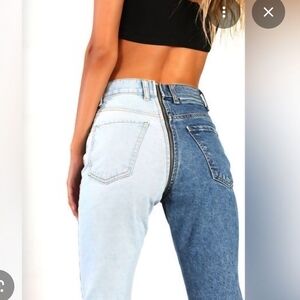 REVICE 26 Tokyo Wash Two Tone Zip Around Jeans